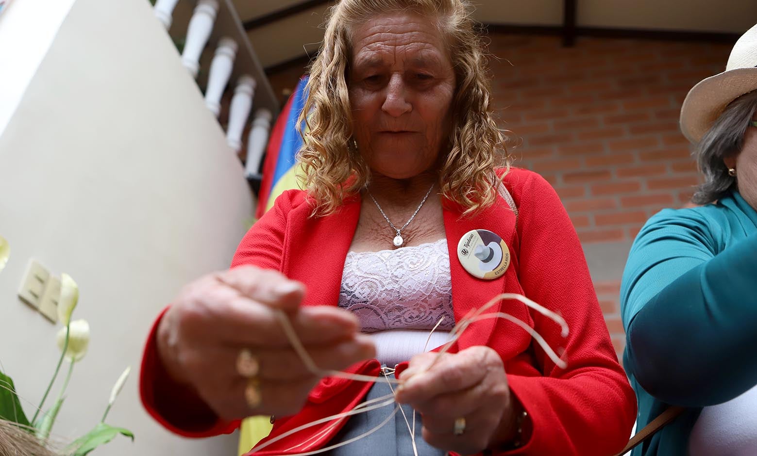 Blanca Estrella Ríos: Artesana de sombrero aguadeño extrafino