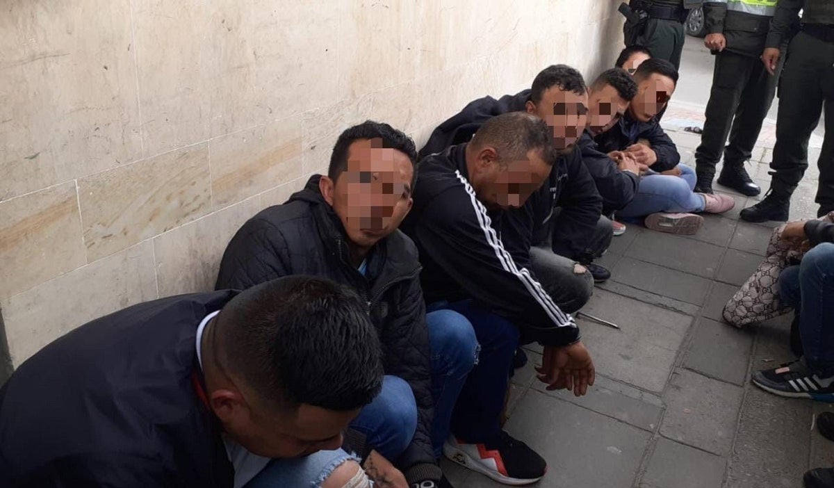 Captura de ladrones de Transmilenio