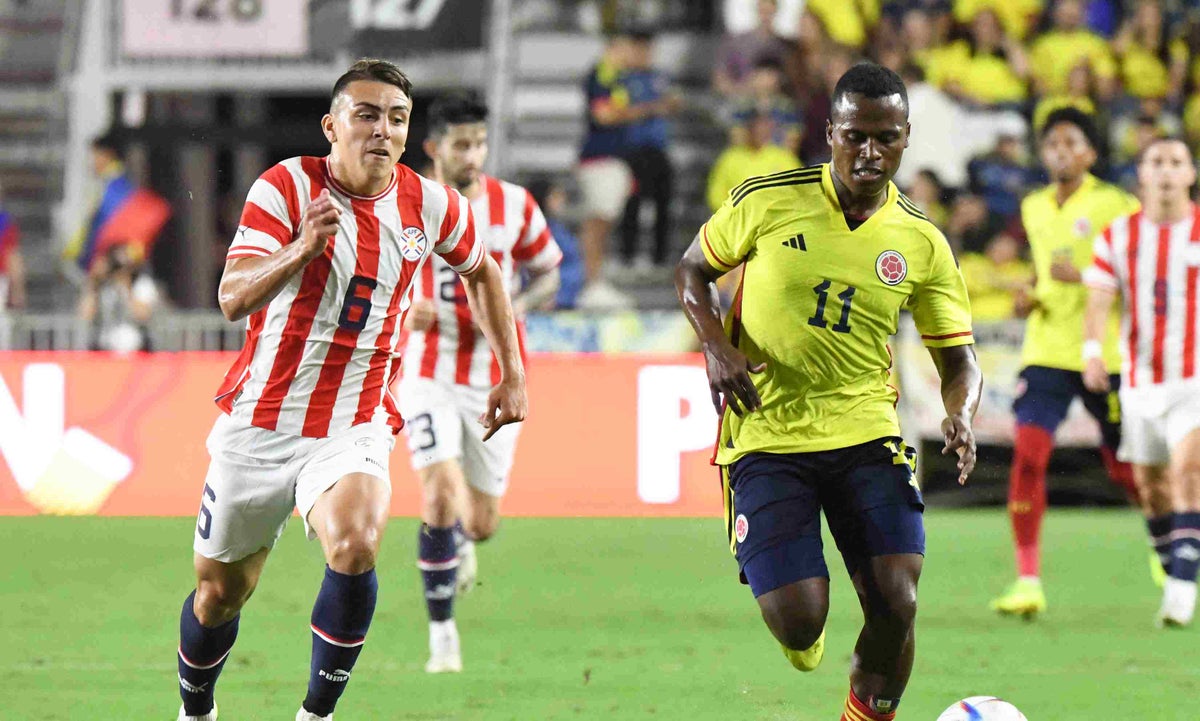 Colombia vs Paraguay, partido amistoso este sábado