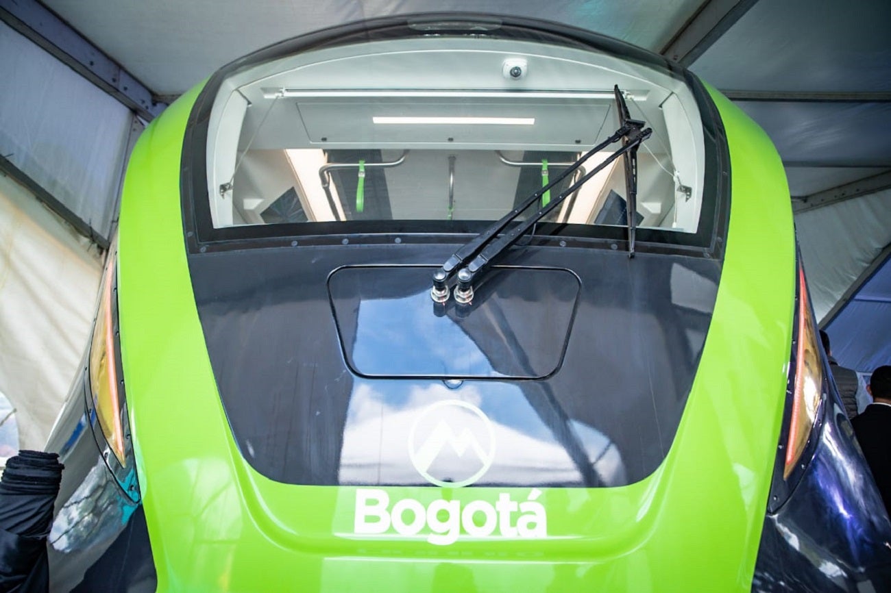 Metro de Bogotá - primer vagón.