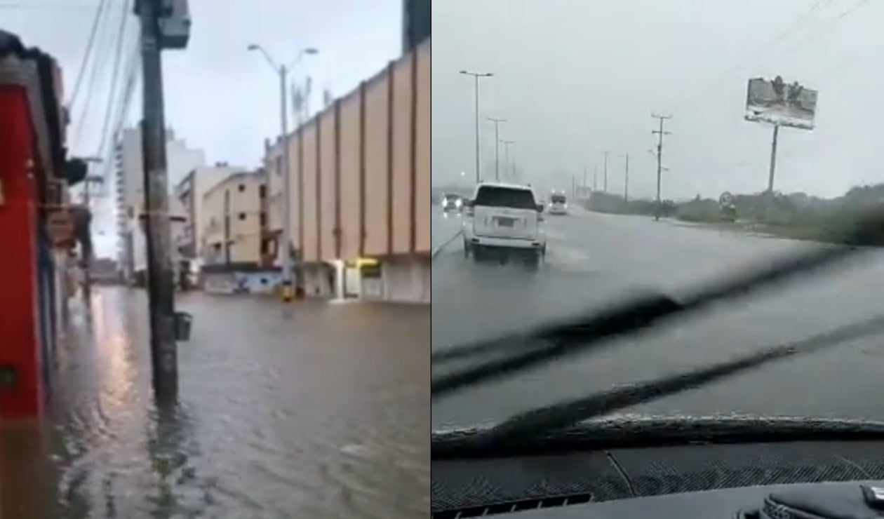 Fuertes lluvias en Cartagena