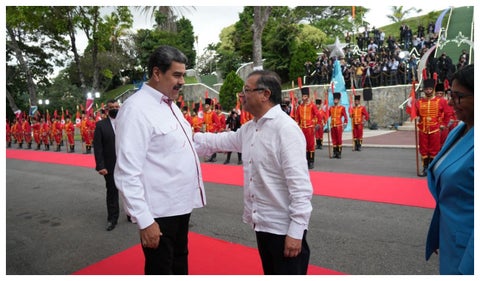 Gustavo Petro y Nicolás Maduro