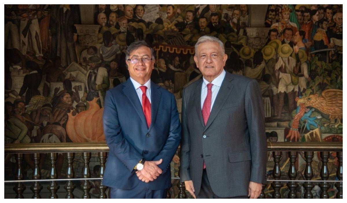 Gustavo Petro y Presidente de México