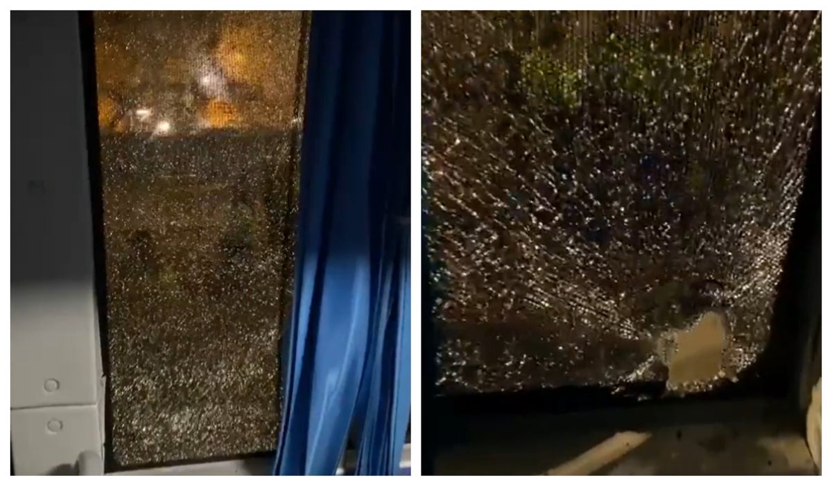 Hinchas atacaron el bus de Millonarios en la llegada al Campín