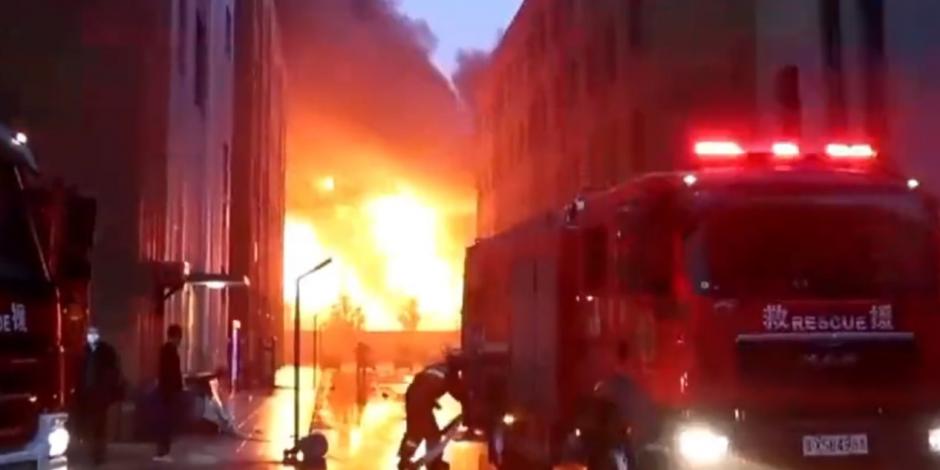 incendio en China deja 38 muertos