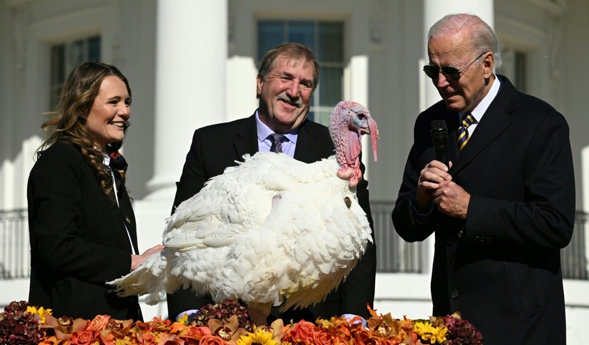 Joe Biden en acción de gracias