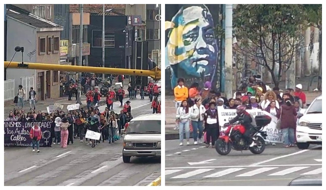 Manifestaciones en Bogotá
