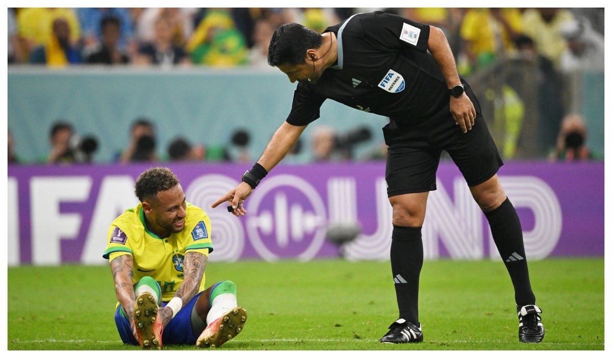 Neymar en el Mundial de Qatar