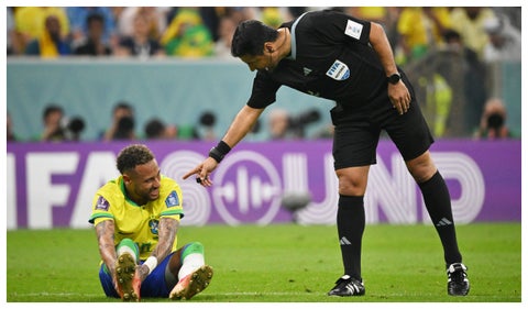 Neymar en el Mundial de Qatar