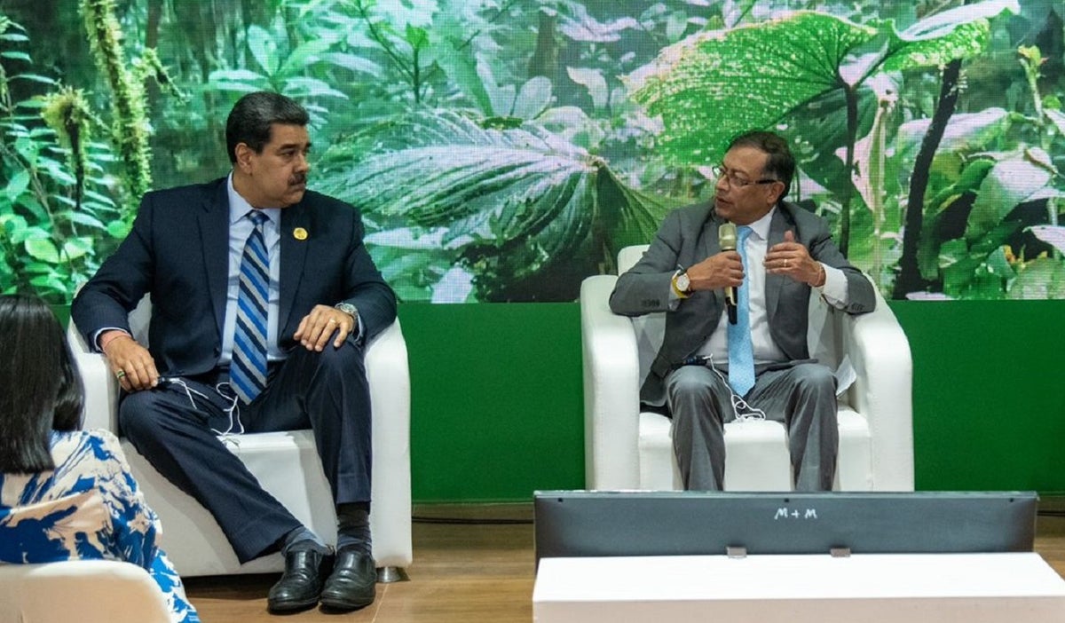 Nicolás Maduro y Gustavo Petro