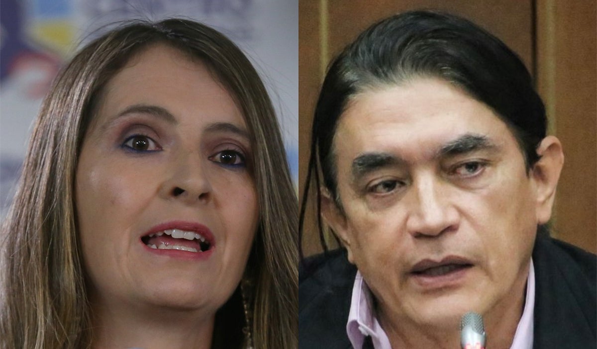 Paloma Valencia y Gustavo Bolívar