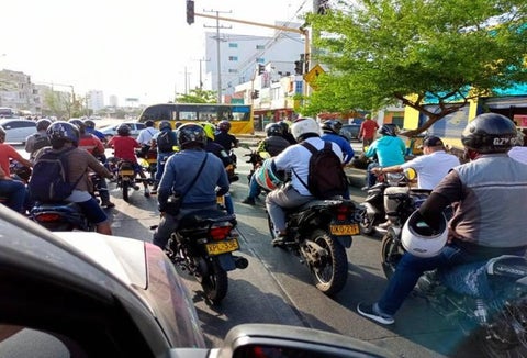 Restricción parrillero hombre en Cartagena
