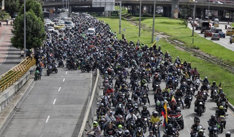Protestas de motociclistas