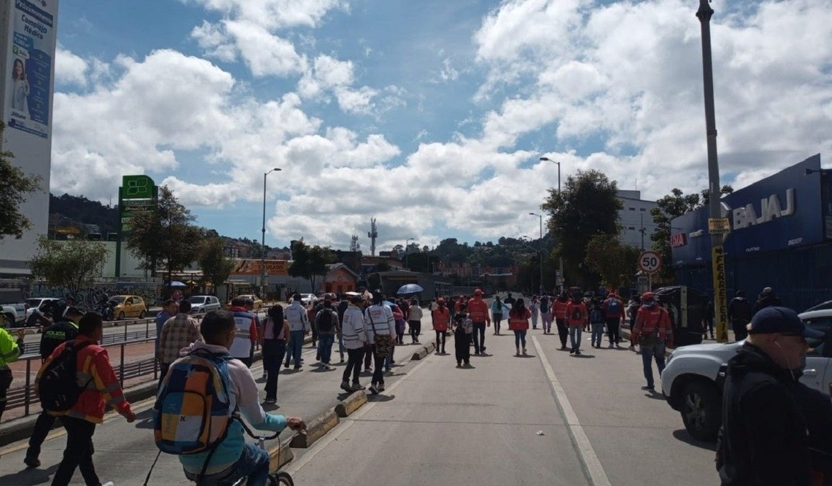 Protestas en Bogotá