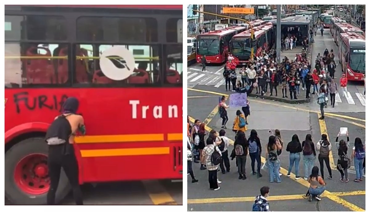 Protestas en Bogotá