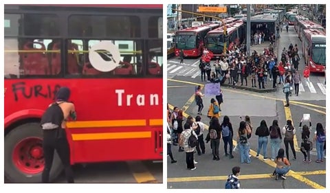 Protestas en Bogotá