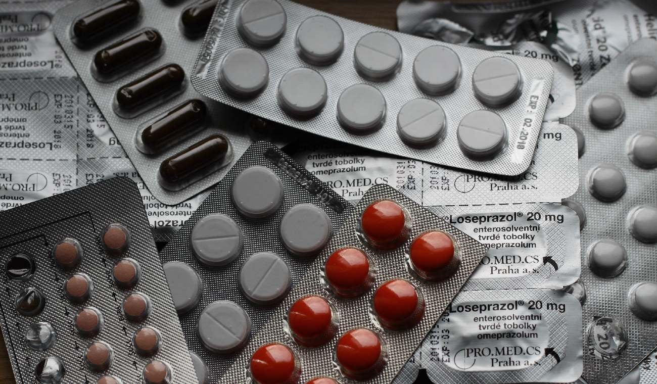 Variedad de medicamentos