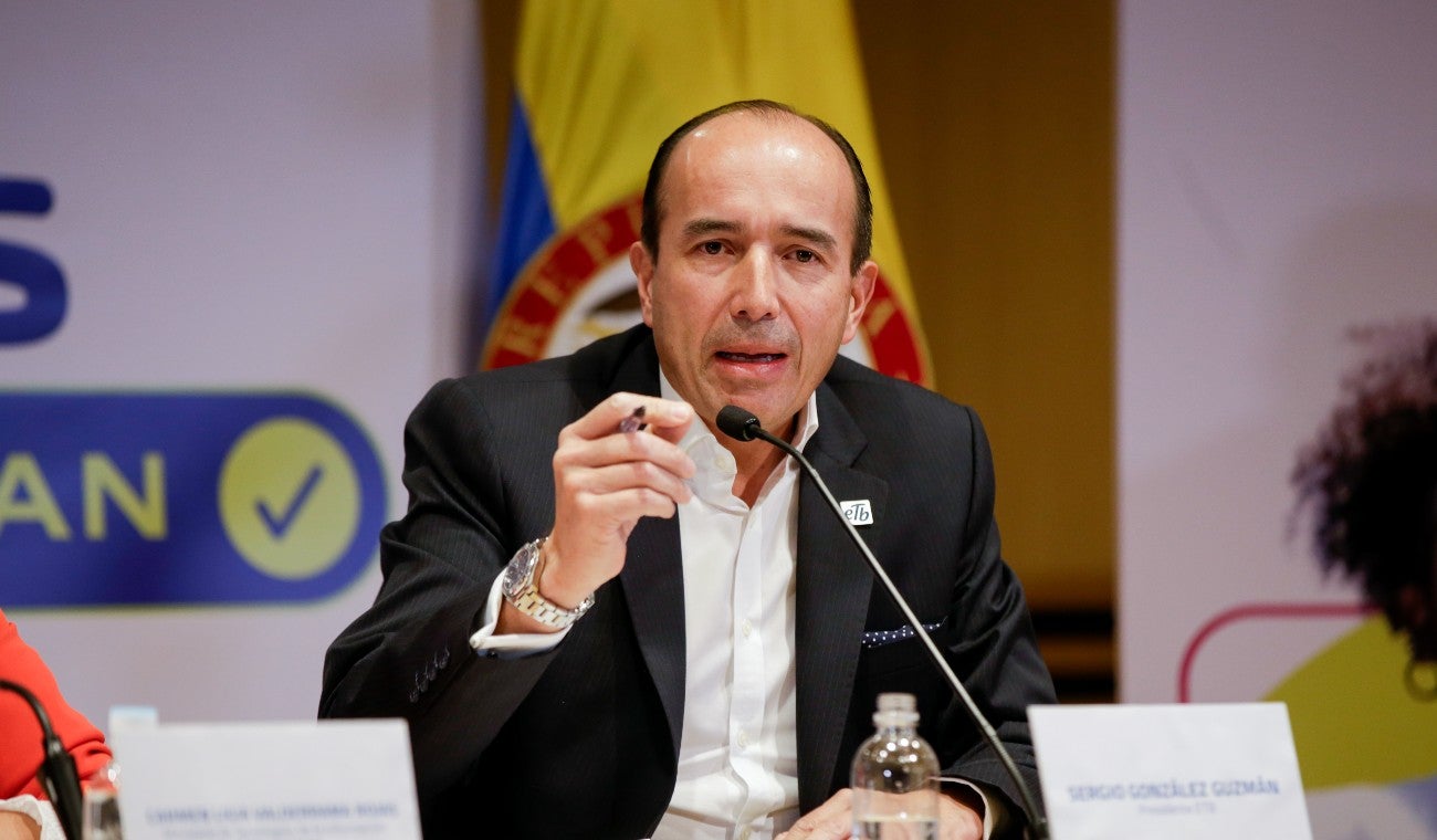 Sergio González, presidente de la ETB