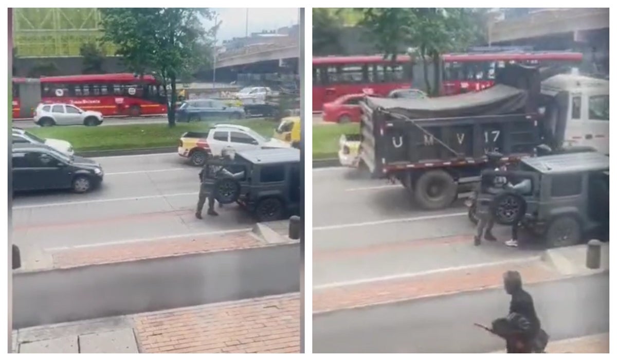 Tiroteo en Bogotá en una importante vía en la capital