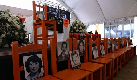 Victimas del Holocausto del Palacio de Justicia