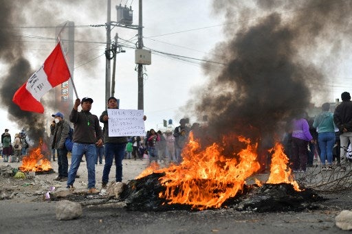 Protestas en Perú