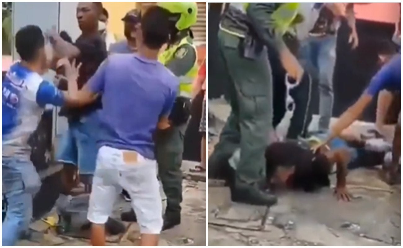 Ladrón pensó que la policía lo iba a defender, agredió a un ciudadano y le fue peor