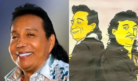 Diomedes Díaz en los Simpson