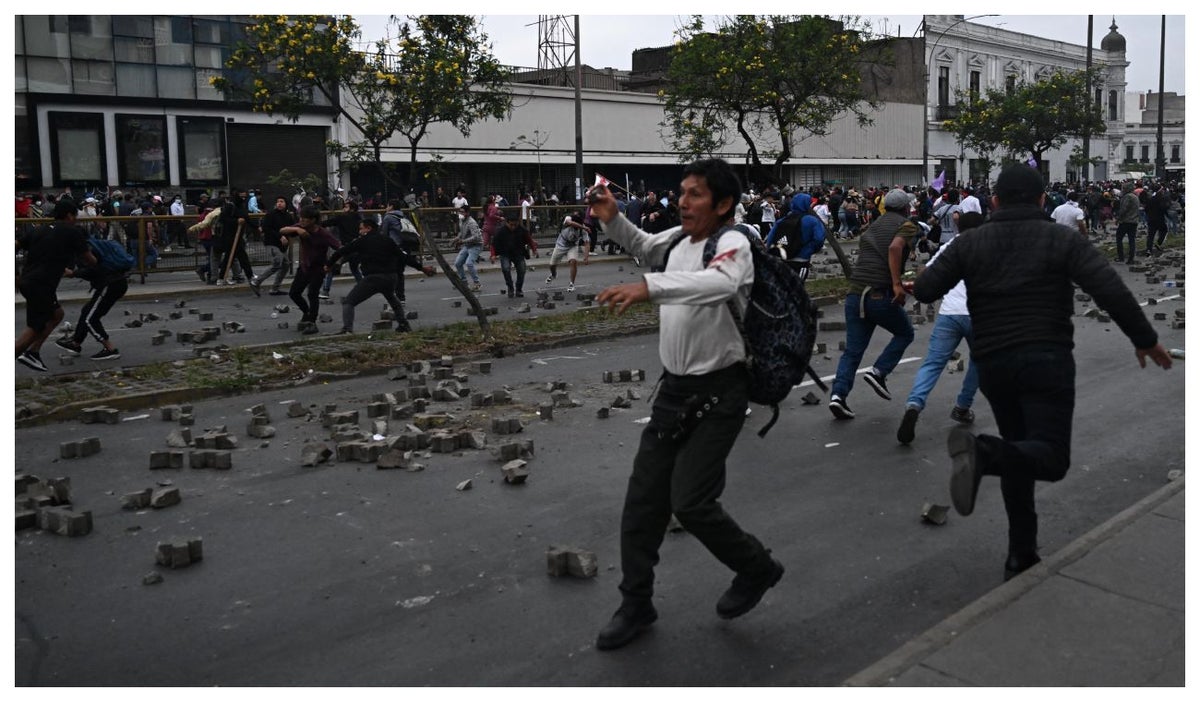 Enfrentamientos en Perú