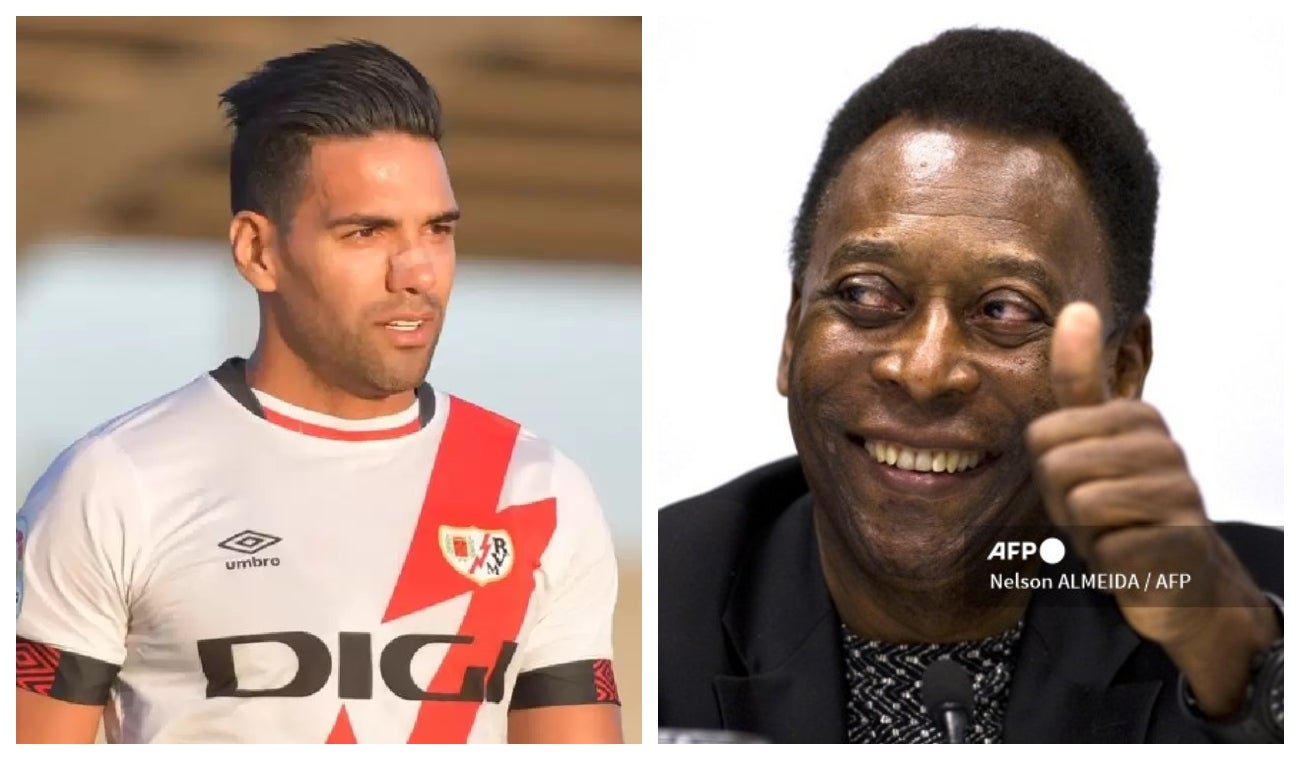 Radamel Falcao y Pelé
