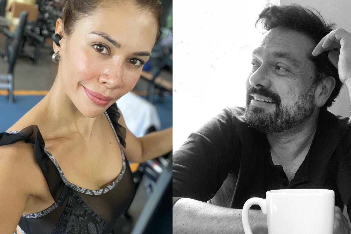 Actriz Martha Bolaños y Santiago Rodriguez