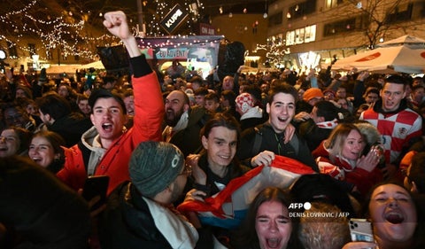 Hinchas de Croacia