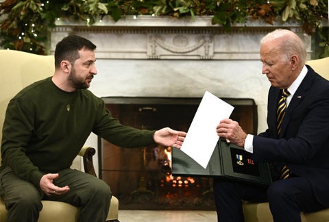 Zelenski y Biden