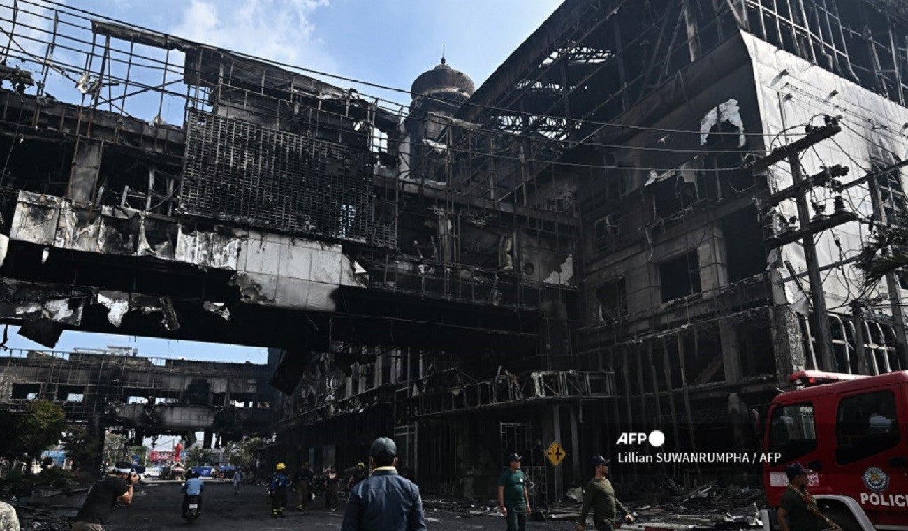 Incendio en casino de Camboya