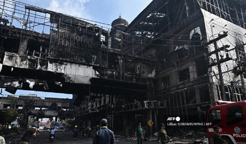 Incendio en casino de Camboya