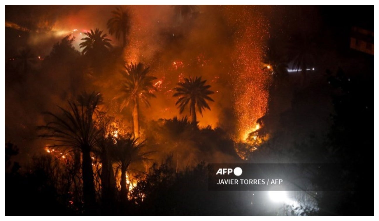 Incendio en Viña del Mar