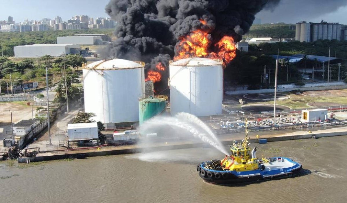 Incendio en zona industrial de Barranquilla