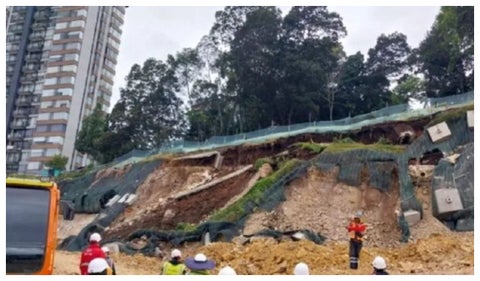 Lujoso edifico en Bogotá fue afectado por obras