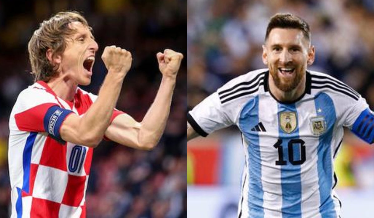 Luka Modric y Messi