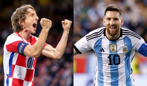 Luka Modric y Messi