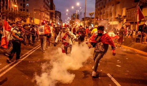 Manifestaciones en Perú