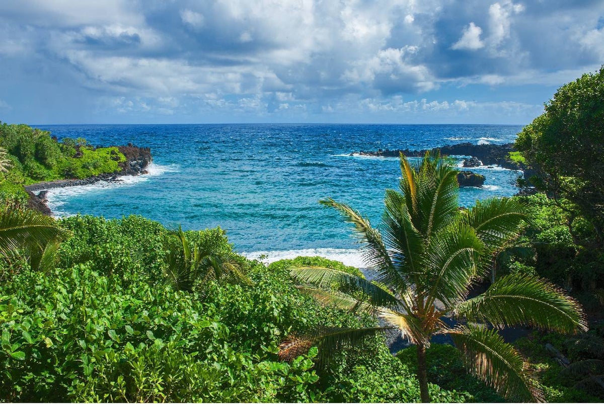 vista de la hermosa playa Maui