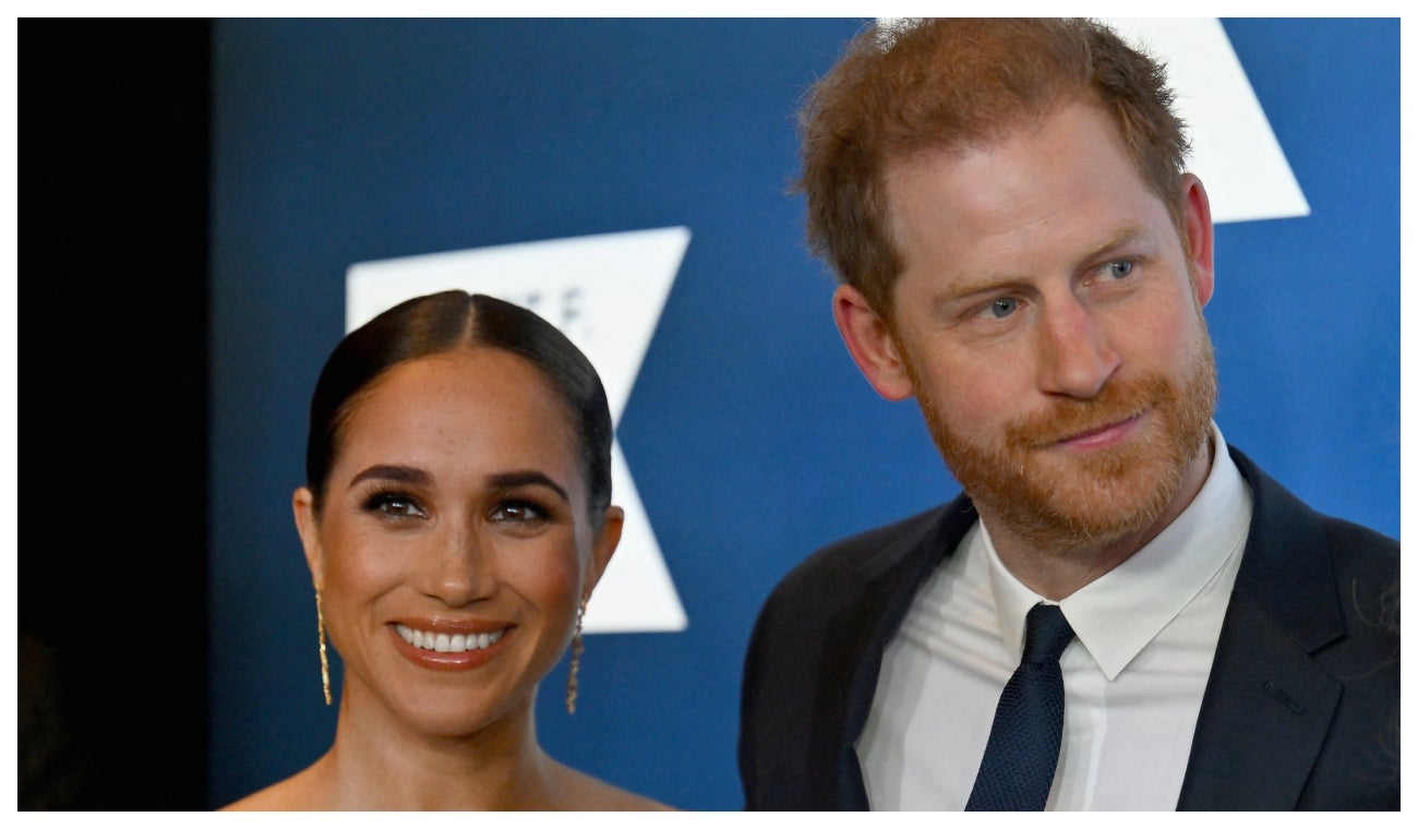 Meghan Markle junto al príncipe Harry