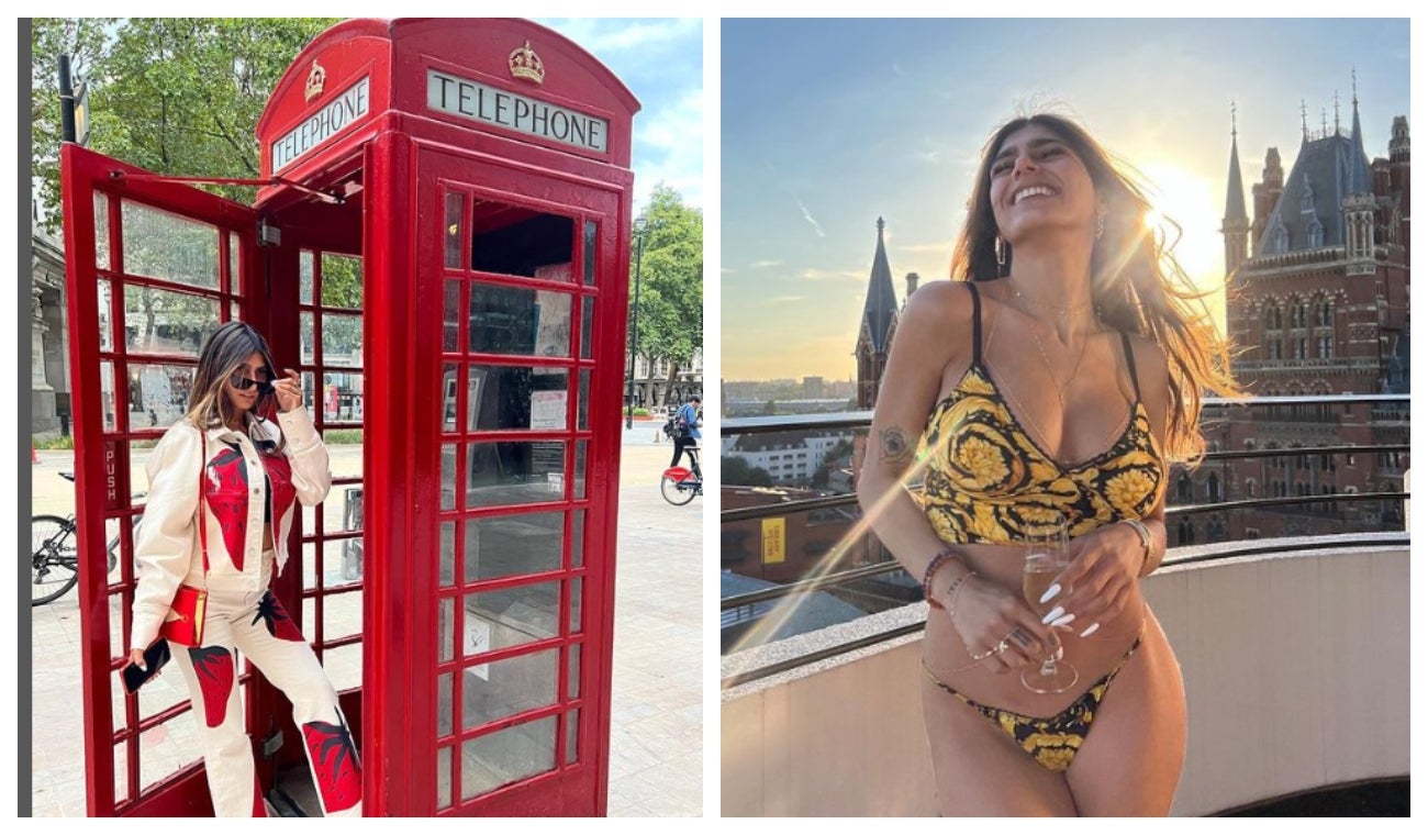 Mia Khalifa posando en redes sociales