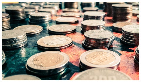 Monedas de diferente denominación en Colombia