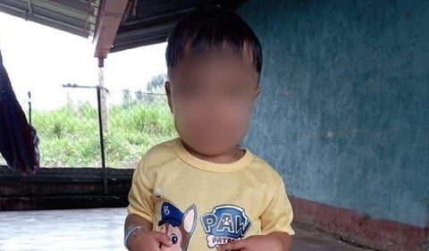 Niño rescatado en Cesar