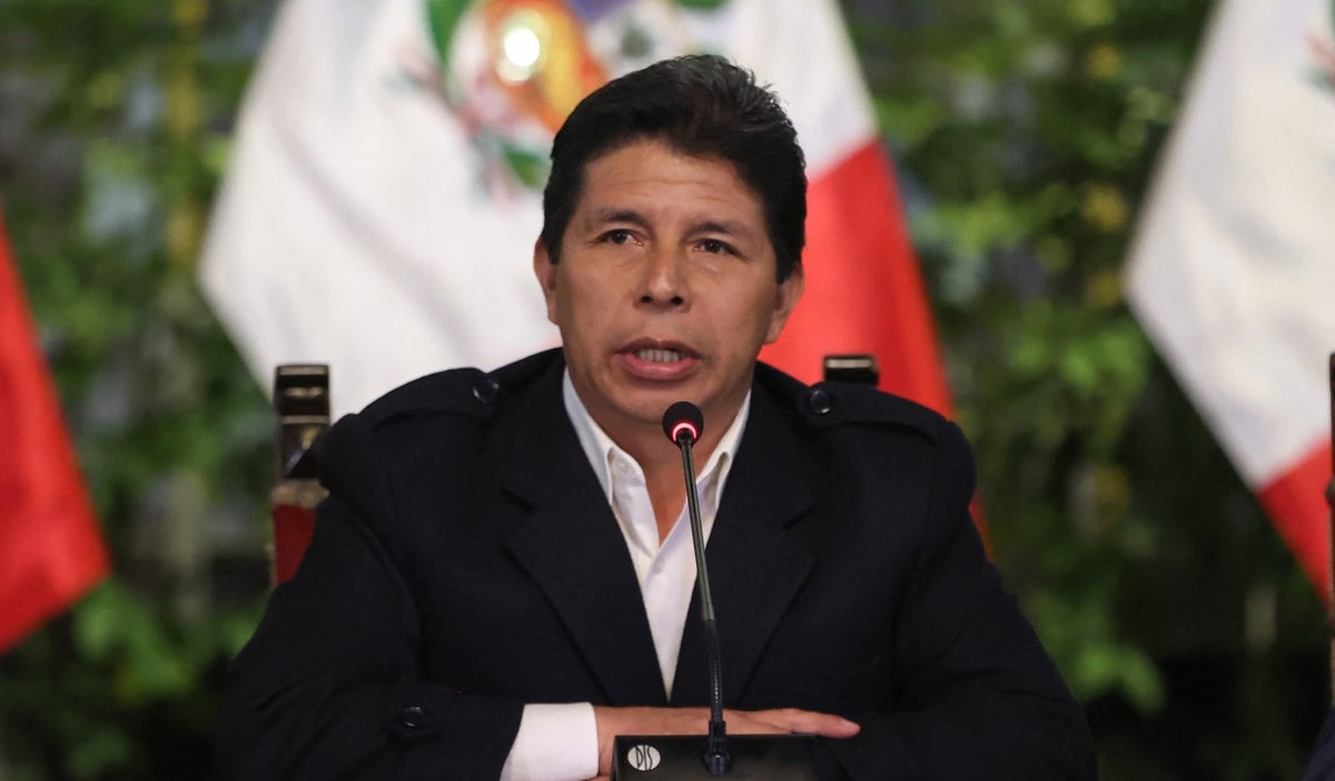 Pedro Castillo, presidente de Perú