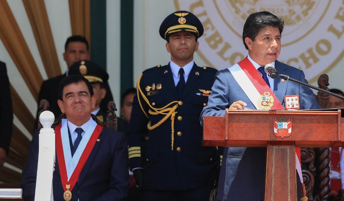 Pedro Castillo, presidente de Perú