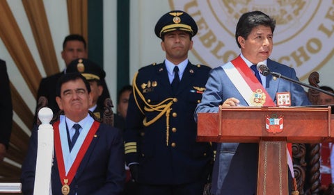 Pedro Castillo, presidente de Perú