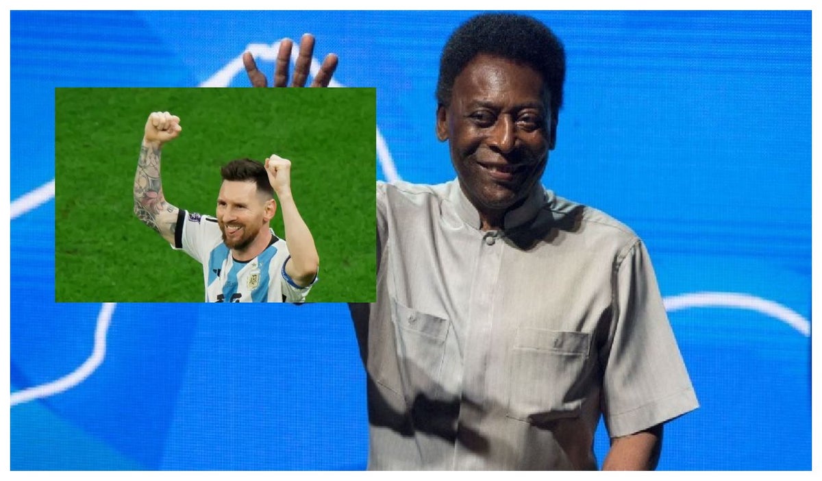 Pelé felicitó a Lionel Messi por ganar en Qatar