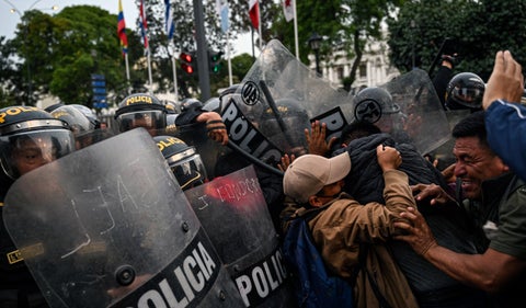 Protestas en Perú